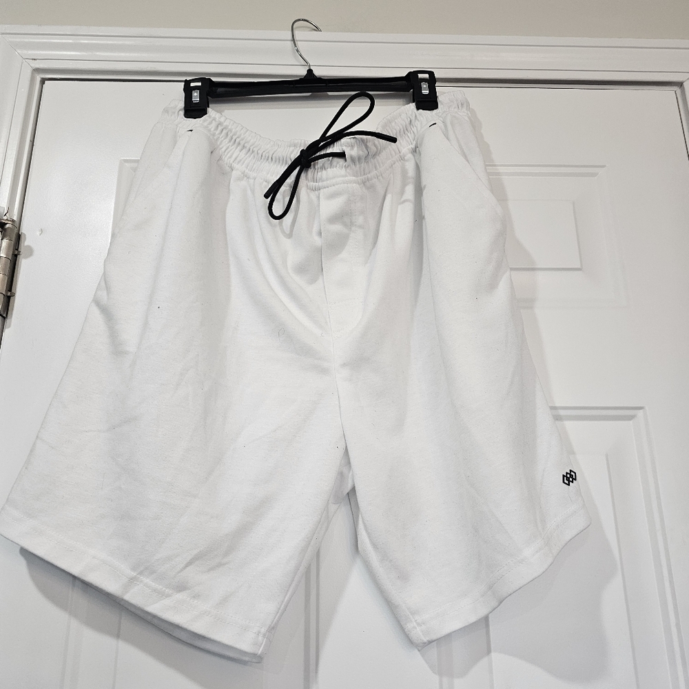 LEG3ND Size 2x White Basketball Shorts